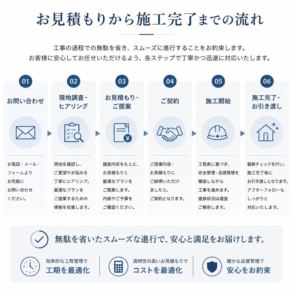 3. 施工の流れ