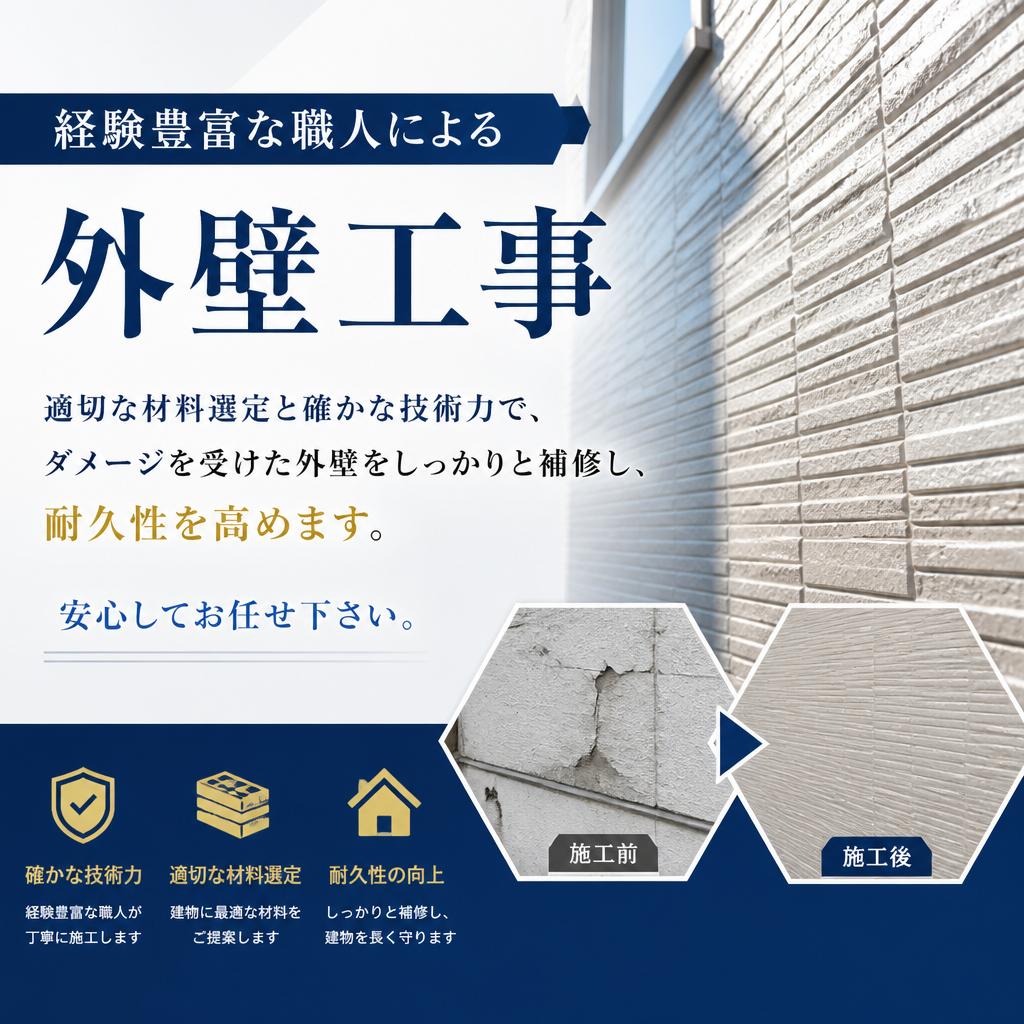 専門技術による信頼性の高い施工