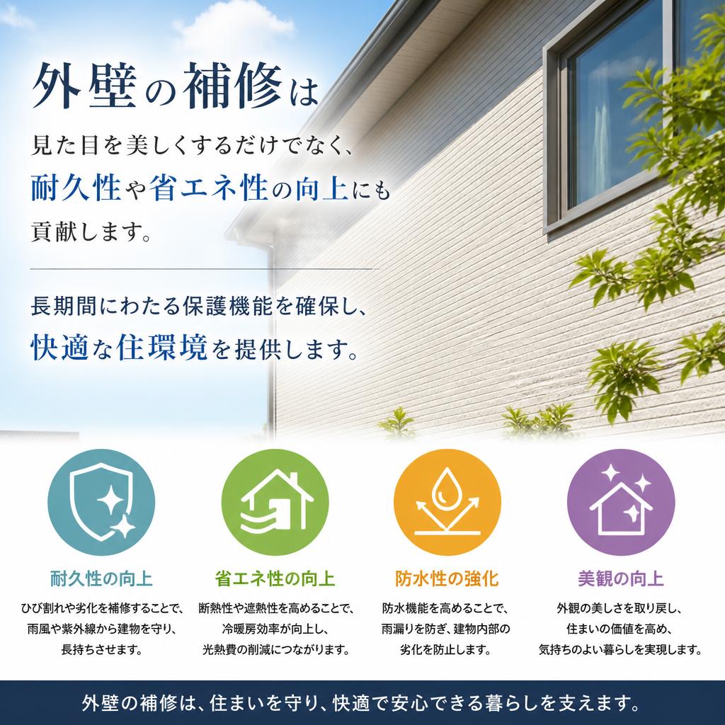 補修で実現する性能向上