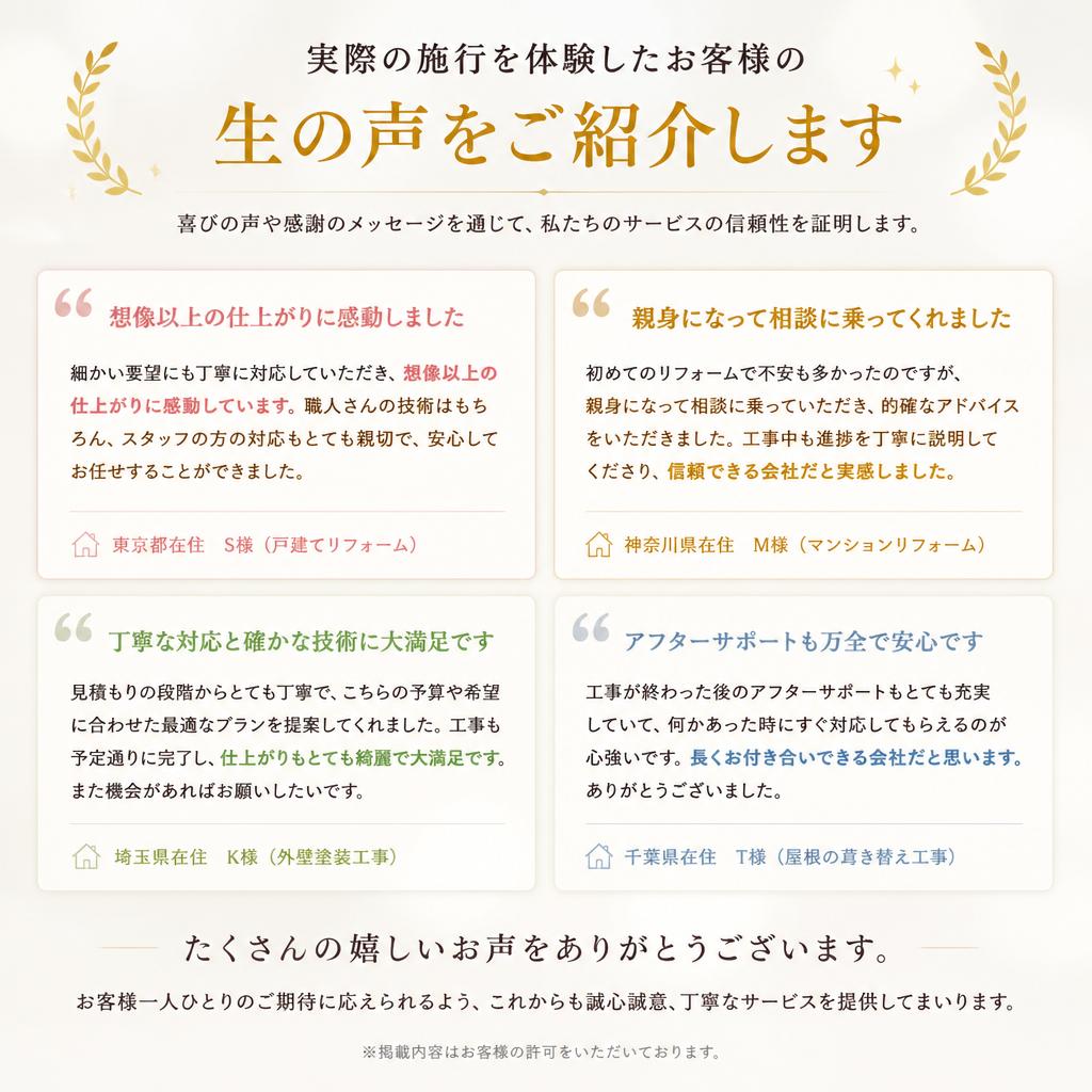 お客様の声